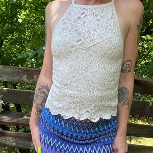 American Eagle Lace Tank Top